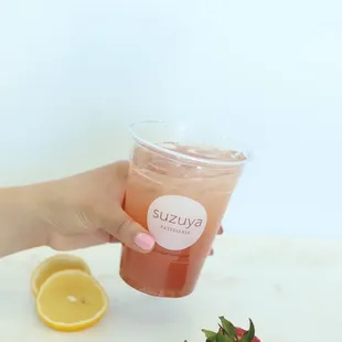 Strawberry Yuzuade. So fresh and delicious!!!