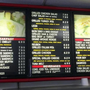 Menu Board