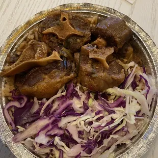 Oxtail w/ Rice &amp; Beans - regular ($16.95)