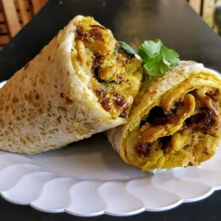 Boneless Curry Chicken Roti