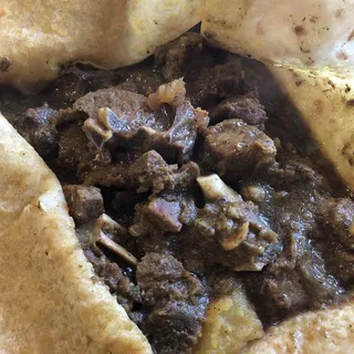 Curry Goat Roti