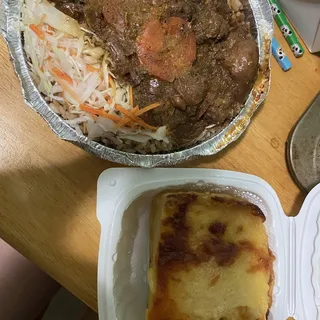 Boneless Stew Chicken Rice