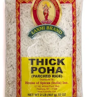 a bag of thick poha rice