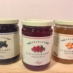 Blueberry, Lingonberry &amp; Cloudberry Preserves