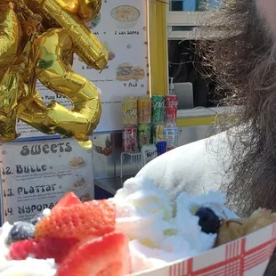 Pancakes and my face