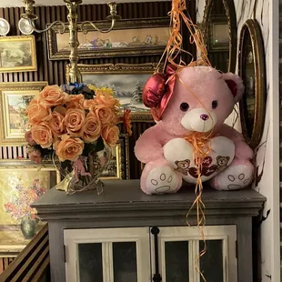 This is by the bathroom loved it !