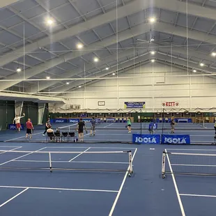 A look at our new resurfaced courts.