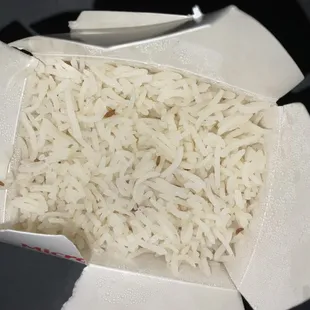 Complimentary rice