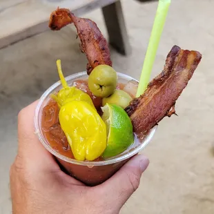 Double Bacon Bloody Mary!