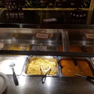 Lunch buffet selection
