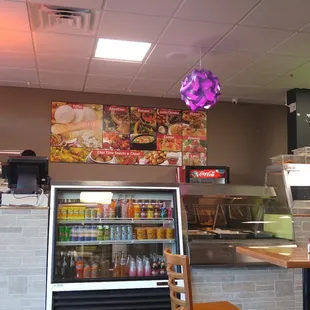 the interior of a restaurant