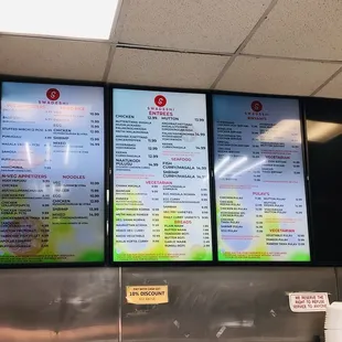 Swadesi Plaza - menu