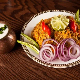 Biryani- One of many rice specialties we have to offer!