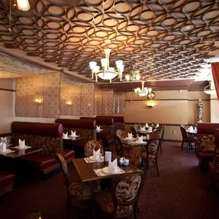 interior, sushi and sashimi