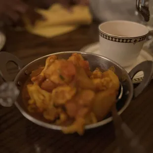 Vegetarian dish cauliflower