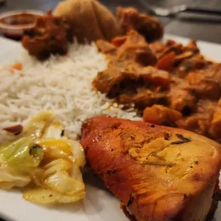 a plate of food