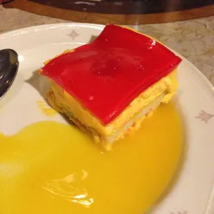 Mango mousse cake
