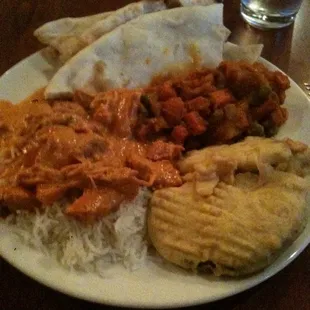 Some of the buffet options.