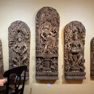 Beautiful decor in front dining room