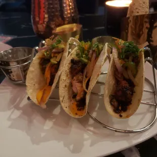Spicy chicken tacos