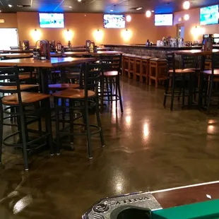 a pool table