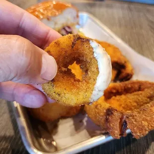 Onion Rings and Secret Sauce