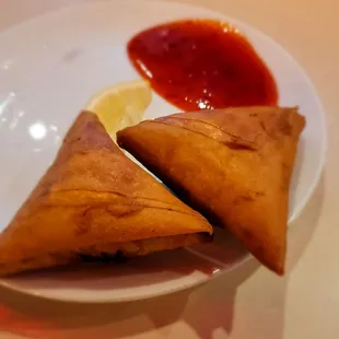 Beef samosas