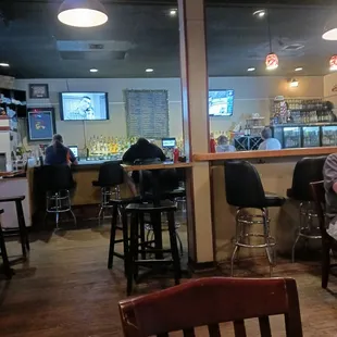 Bar area.