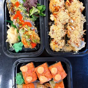 Volvano Roo, Cream Crunch Crab Roll, Boujee Roll