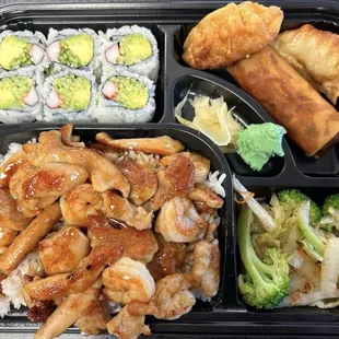 Chicken &amp; Shrimp Bento Box