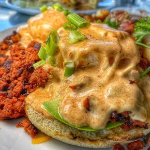 El Paso Benedict with chorizo