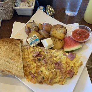 Ham & Ham Omelette