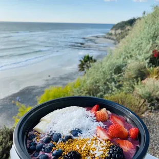 Acai Bowl at Swami&apos;s. Delicious (One flavor)