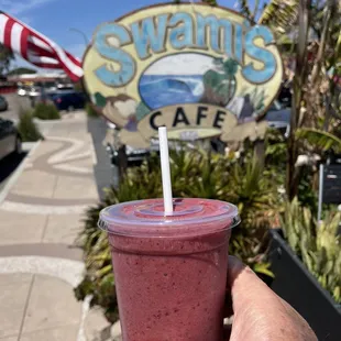 A very berry smoothie. Very berry!