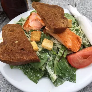 Grilled Salmon Caesar Salad