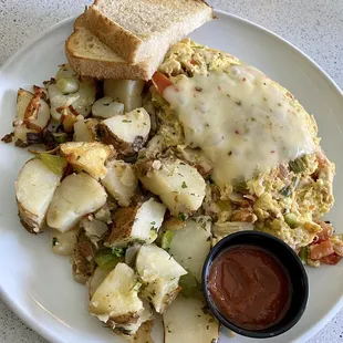 Santa Fe Turkey Omelette