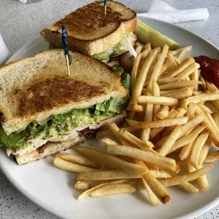 1. Guacamole Turkey Club