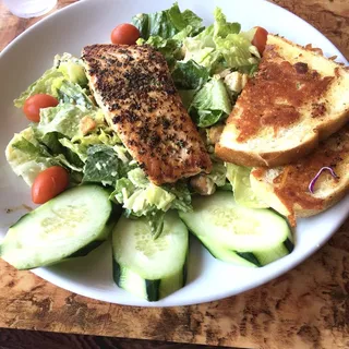 Grilled Salmon Caesar Salad