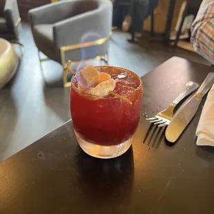 Good Fortune pop up bar drink