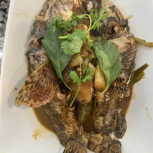 Spicy whole fish