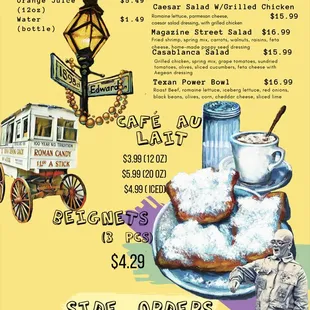 Swamp Cafe new menu