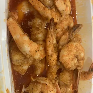 Cajun boiled shrimp