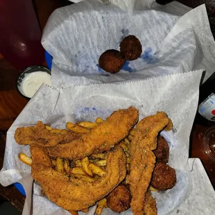 Catfish and alligator bites