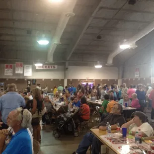 Plenty of police officers to keep the peace