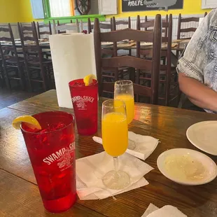 The mimosas are the bomb