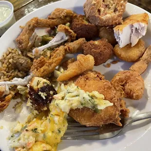 All the fried food. Unappetizing.