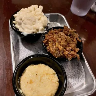 Grits , Jambalaya , Mac &amp; Cheese