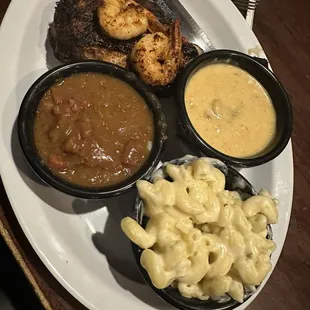 Big Ass (Tomahawk Pork Chop) Mac &amp; Cheese Red Beans and Rice