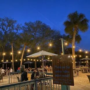 Outdoor seating