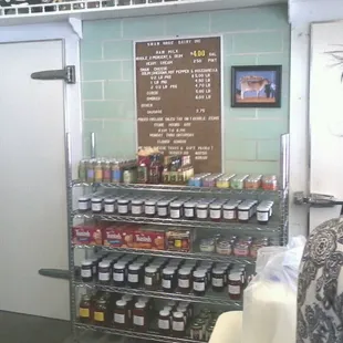 Local jellies and honey. 11/10/11